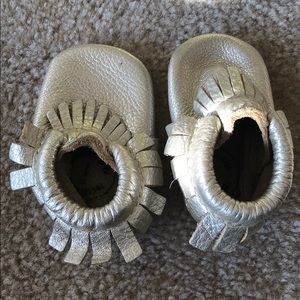 Freshly picked gold mocassins